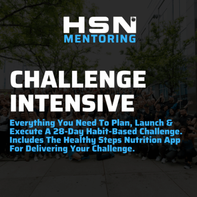 Healthy Steps Nutrition Challenge Training Intensive