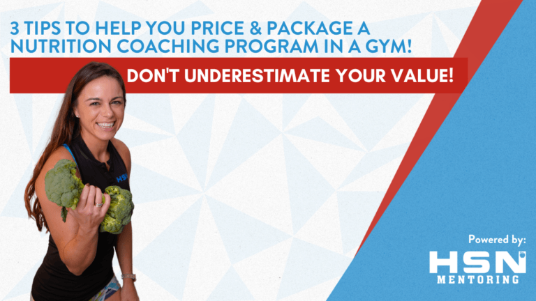 featured how to price & package nutrition coaching packages