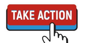 finger pressing take action button to demonstrate how to improve nutrition business
