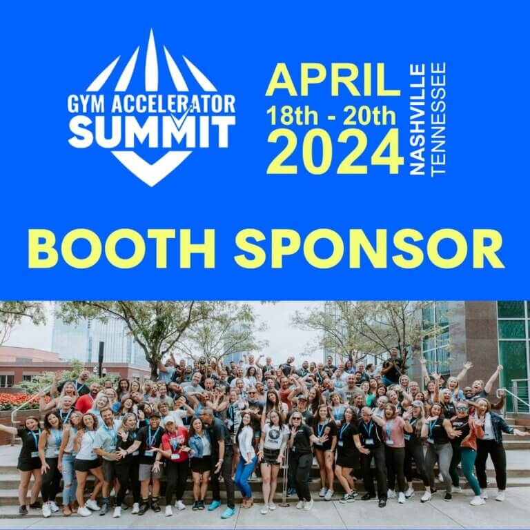 Gym Accelerator Summit: Booth Sponsor - Grow Your Nutrition Business