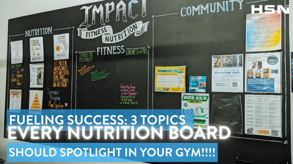FEATURED NUTRITION BOARD