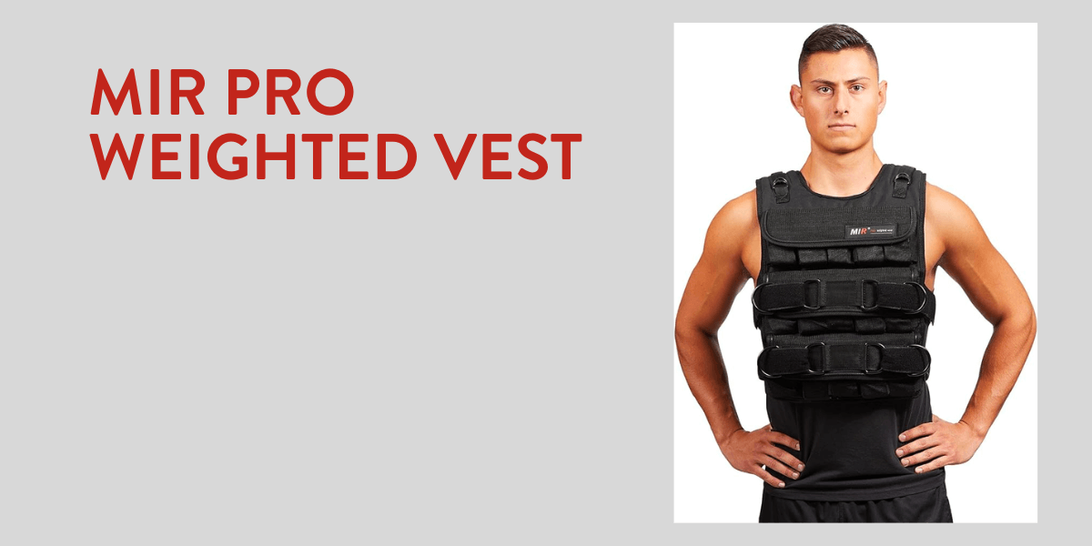 MIR weighted vest for fitness gifts