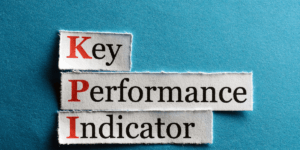 words on paper showing KPI indicating key point indicators when doing a nutrition program review