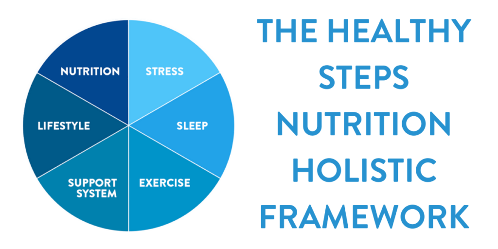 holistic framework graph showing what a nutrition program follows