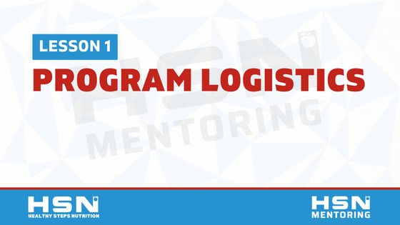 Program Logistics