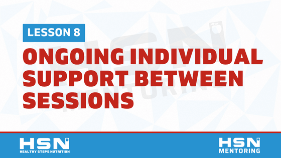 Ongoing Individual Support Between Sessions